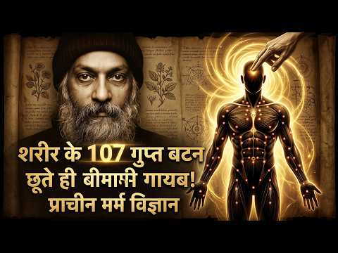 OSHO - शरीर के 107 गुप्त बटन: एक स्पर्श से जीवन बदल सकता है? | 107 Marma Points Secret Science