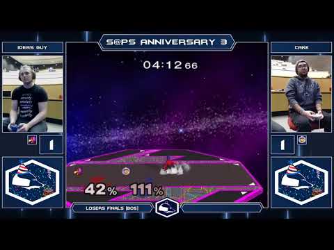 Anniversary 3 Melee Singles - Ideas Guy (Ganon/Falco/Sheik) vs CAKE (Icies) - Losers Finals