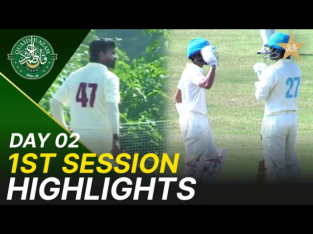 1st Session Highlights | Multan vs Bahawalpur | Day 2 | Quaid-e-Azam Trophy 2025-26 | PCB | M2P1K