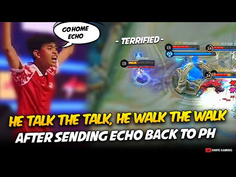 BTR MORENO SHOUTING AFTER SENDING ECHO BACK to PH . . . 😮