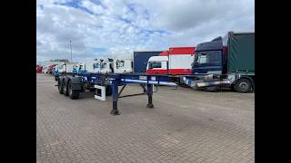 Dennison LOCK AND GO SLIDING SKELETAL TRAILER &ndash; 2014 &ndash; C378645 containerchassi semitrailer | Bild 4 - Autoline
