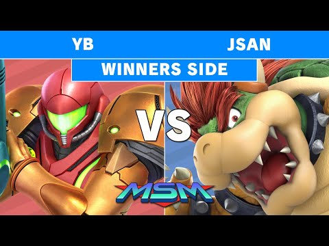 MSM 185 YB (Samus) vs Jsan (Bowser) Winners Pools - Smash Ultimate