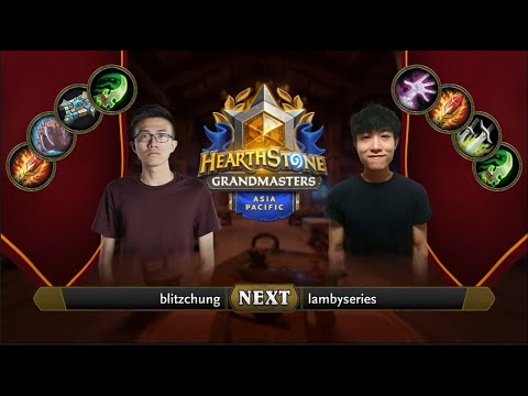 blitzchung vs lambyseries | 2021 Hearthstone Grandmasters Asia-Pacific | Decider | Season 1 | Week 2
