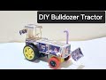 How To Make Tractor Using Matchbox At Home Tractor Backhoe Loader Mini Toy Bulldozer Projects