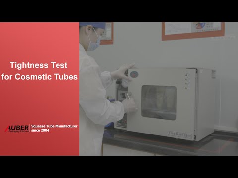 Auber Tightness test for cosmetic tubes big