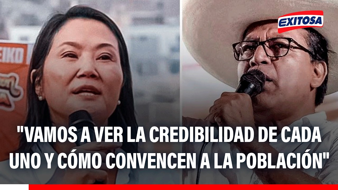 🔴🔵 Debate presidencial entre Keiko Fujimori y Roberto Sánchez: "Vamos a ver la su credibilidad"