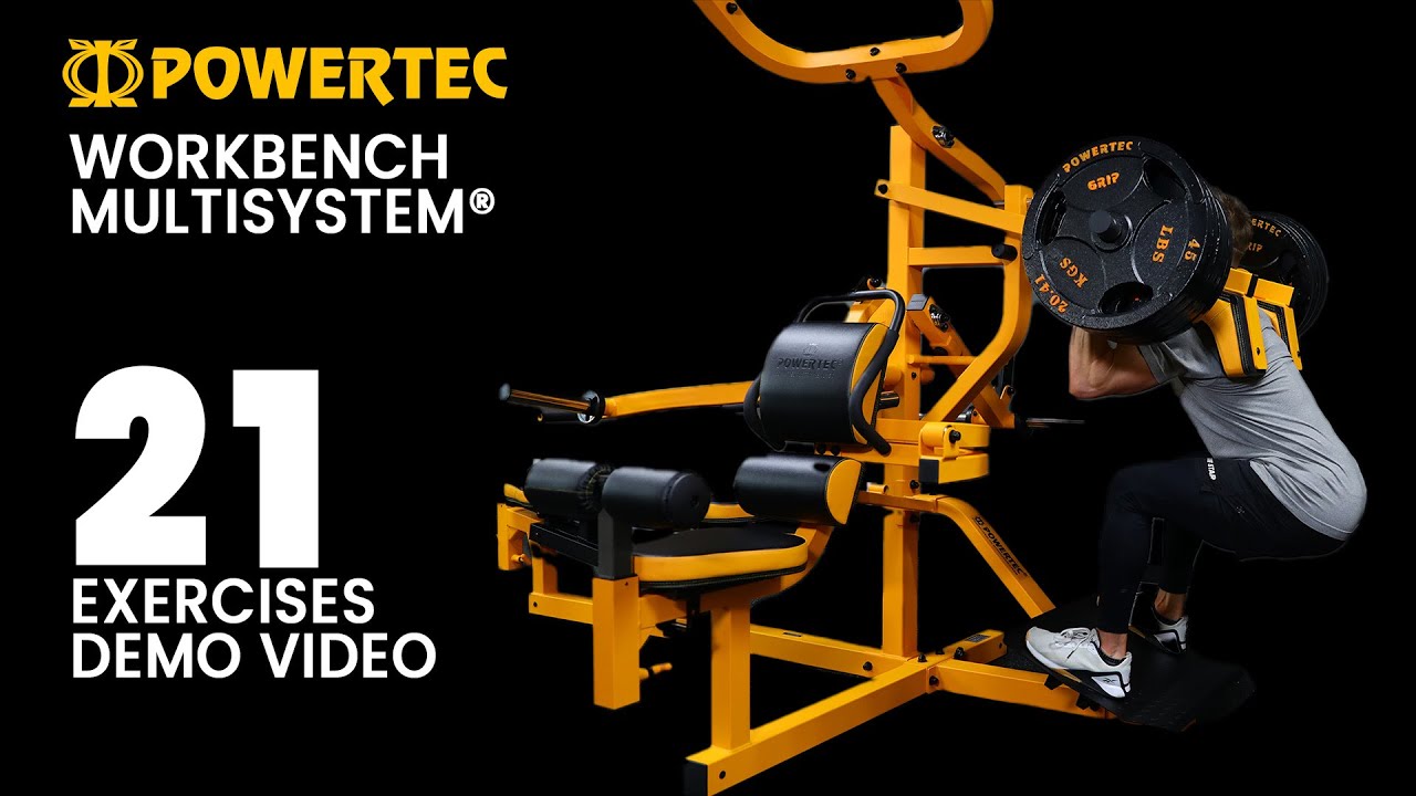 21 Must-Try Exercises on the Powertec Workbench Multisystem! 😲 FULL DEMO