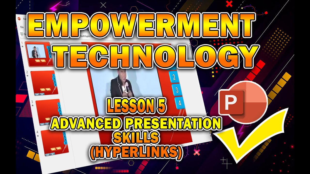 Empowerment Technology (lesson 5 - Inserting Powerpoint link)