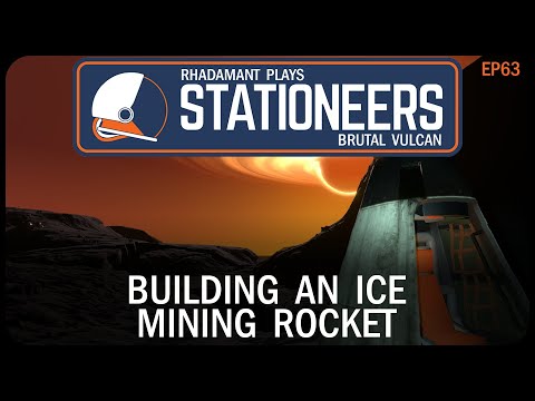 Building an Ice Mining Rocket in Stationeers Vulcan - Surviving Hell // EP63