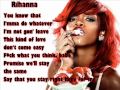 {Lyrics} Do Ya Thang - Rihanna 