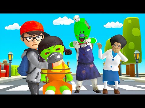 Tani Love NickHulk is Zombie vs Ice Scream -Scary Teacher 3D Sad Story Animation