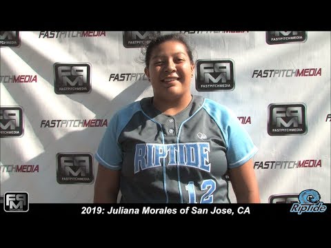 2019 Juliana Morales Pitcher Softball Skills Video - Riptide