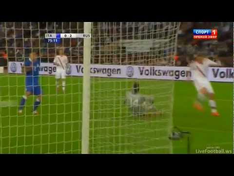 Италия 0-2 Россия гол Широкова