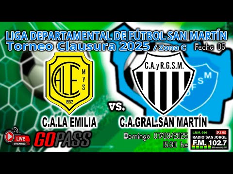 250902 LDFSM Torneo Clausura 2025 | C.A.La Emilia vs C.A.Gral.San Martín