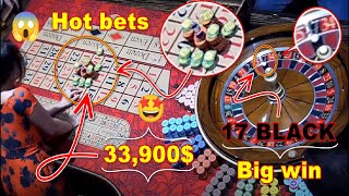 🔴Live roulette|🔥On Monday Big win💲33,900$ At Casino real🎰$500 Chip Betting Session✅2023-10-16 Video Video