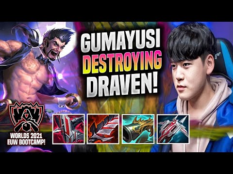 GUMAYUSI DESTROYING WITH DRAVEN! 🔥WORLDS BOOTCAMP EUW🔥 - T1 Gumayusi Plays Draven ADC vs Yasuo! |