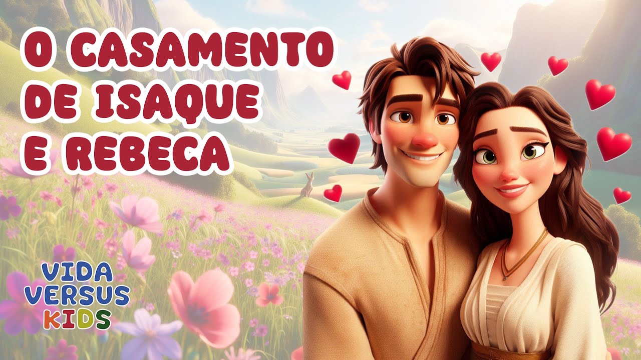 O Casamento de Isaque e Rebeca | Historinha para Crianças
