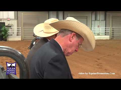 Voodoo Smokin Annie ridden by Bo Van Duys  - 2019 Tulsa Reining Classic (Nov. Horse NP, Show 1)