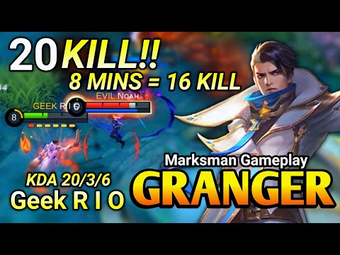 Granger Top Global 2021 Build | Top Global Granger Gameplay - MLBB