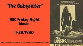 The Babysitter  : 1980  ABC Television Movie of th