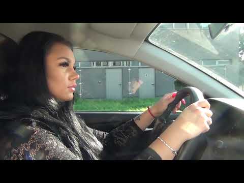 Driving in the exam zone Wrocław - Nikola part 2 instructor Andrzej