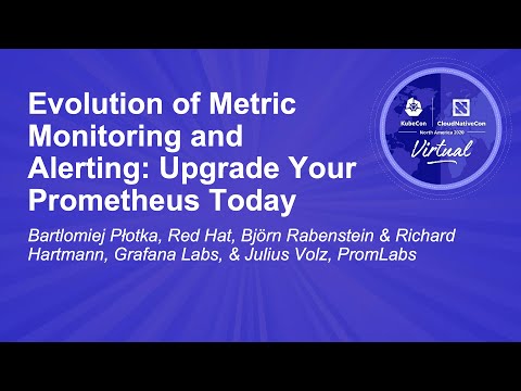 Image thumbnail for talk Evolution of Metric Monitoring and Alerting: Upgrade Your Prometheus Today