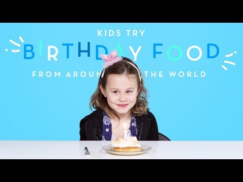 Kids Try Birthday Food from Around the World | Kids Try | HiHo Kids