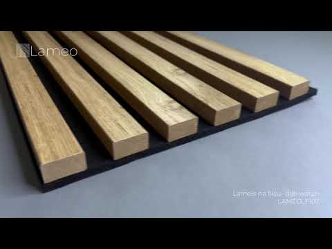 Lamele na filcu dąb wotan do salonu - Lameo