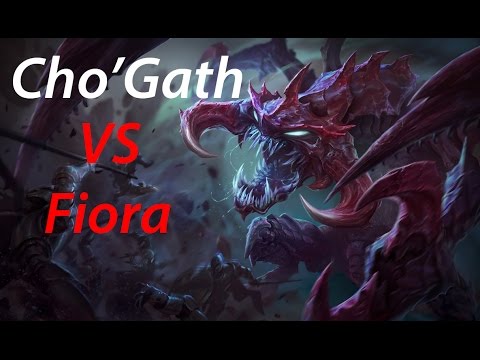 Cho'Gath vs Fiora - Preseason 6