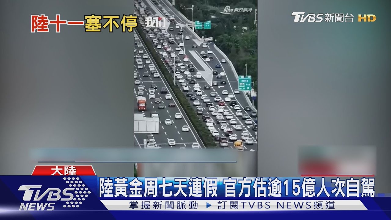 1公里開1.5小時 陸黃金周塞爆駕駛下車遛狗
