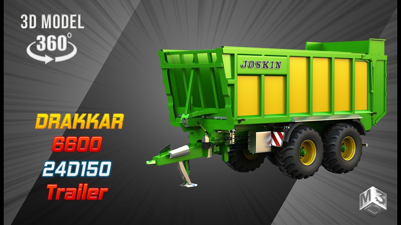 Drakkar 6600 Trailer 3D Model