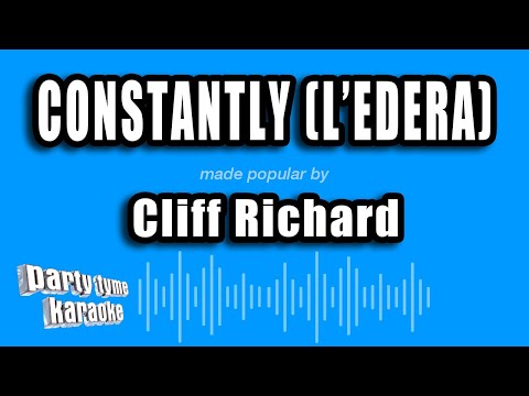 Cliff Richard - Constantly (L'edera) (Karaoke Version)