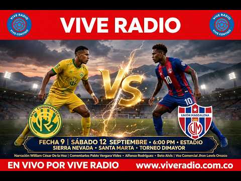 EN VIVO:  REAL CUNDINAMARCA vs UNIÓN MAGDALENA. Sabado 12  septiembre-2026