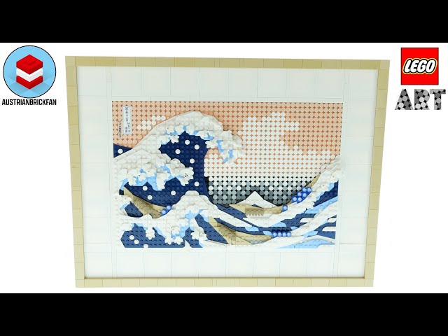 Vídeo relacionado con LEGO Art Hokusai: La Gran Ola, Cuadro en 3D, Arte Japonés, Manualidades para Adultos, Decoración para Casa y Oficina, Kit de Maquetas, Regalo para Mujeres y Hombres 31208