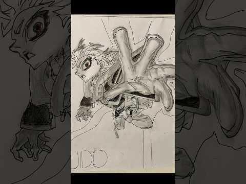 Rudo Comes to Life | Anime Drawing#shorts