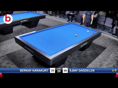 BERKAY KARAKURT & İLBAY DAĞDELEN Bilardo Maçı - BURSA FBN BILLIARD CUP-ÇEYREK FİNAL