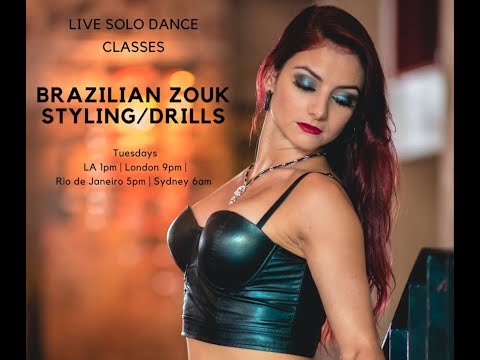 Brazilian Zouk Styling Drills for followers (LIVE) - Zouk Dance