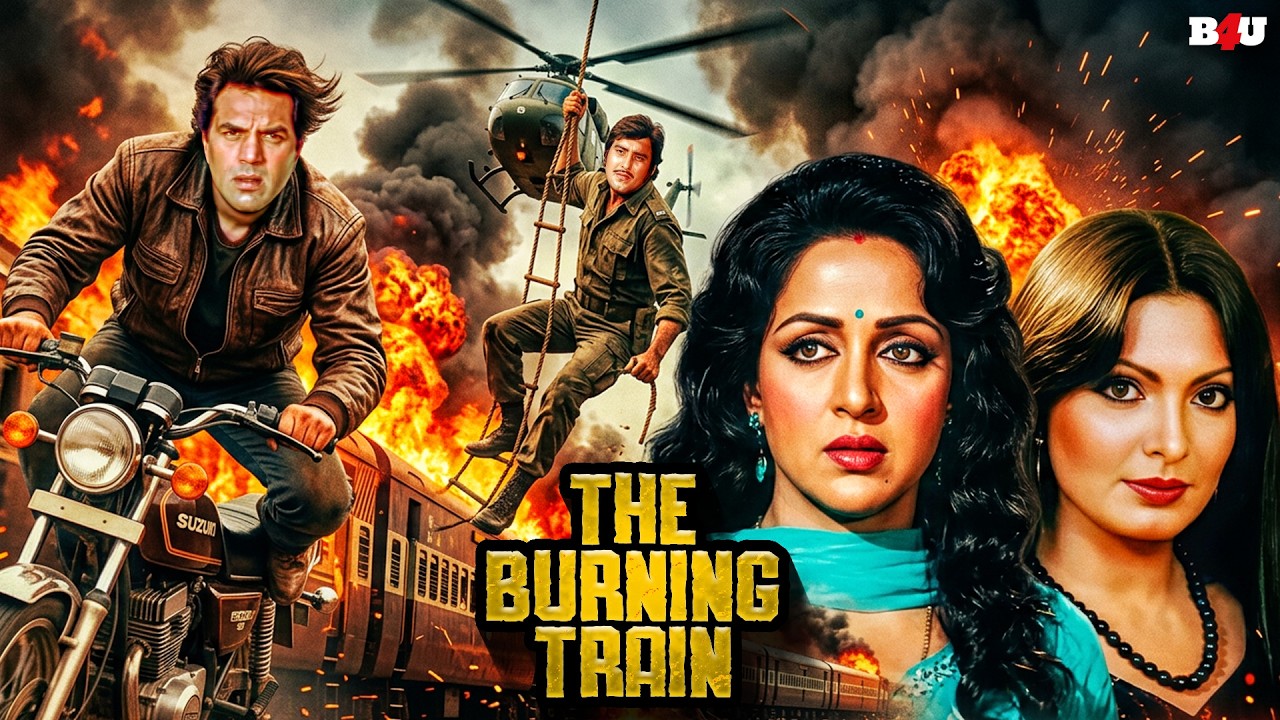 The Burning Train (1980) - Dharmendra - Vinod Khanna - Jeetendra - Hema Malini - Parveen B - Neetu