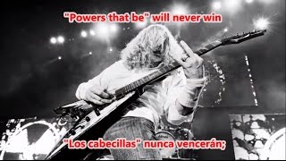 Megadeth - Dance In The Rain (Subtitulos Español Lyrics)
