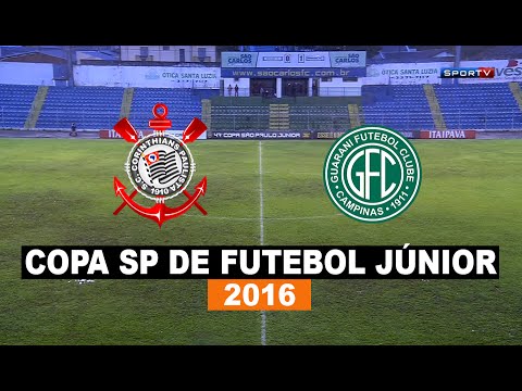 Gols - Corinthians 2 x 1 Guarani - Copa SP De Futebol Júnior - 12/01/2016 - Futebol HD