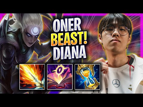 ONER IS A BEAST WITH DIANA! - T1 Oner Plays Diana JUNGLE vs Nidalee! | Season 2024