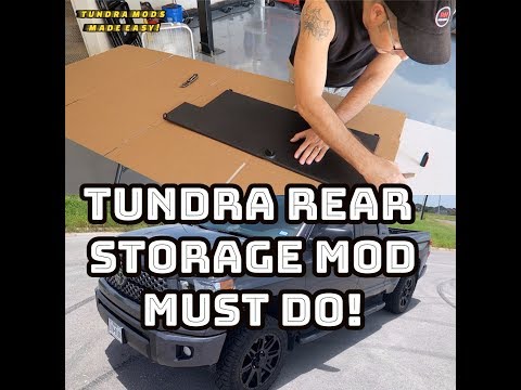 Tundra Rear Storage Mod MUST DO!