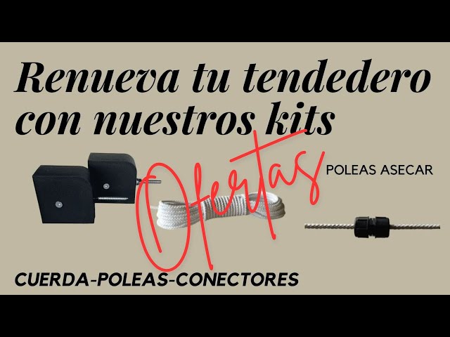 Vídeo relacionado con Amig - Polea con roldana de plástico de 39 mm, Especial para tendederos de Ropa. Acero zincado, Incluye Tornillo de sujeción y guías. Segura para Uso Exterior, Color Plateado.