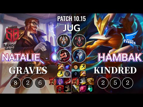SB Natalie Graves vs AF HamBak Kindred Jungle - KR Patch 10.15