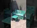 From waste to wow! ♻️ Transforming plastic trash into chic, eco-friendly furniture pieces