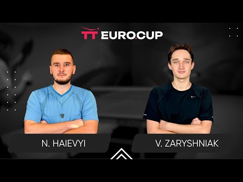 09:15 Nazarii Haievyi - Vadym Zaryshniak 16.01.2025 TT Euro.Cup Ukraine Master. TABLE 3