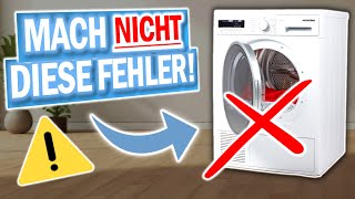 WÄRMEPUMPENTROCKNER kaufen: ❌ Vermeide diese 7 Fehler! ❌