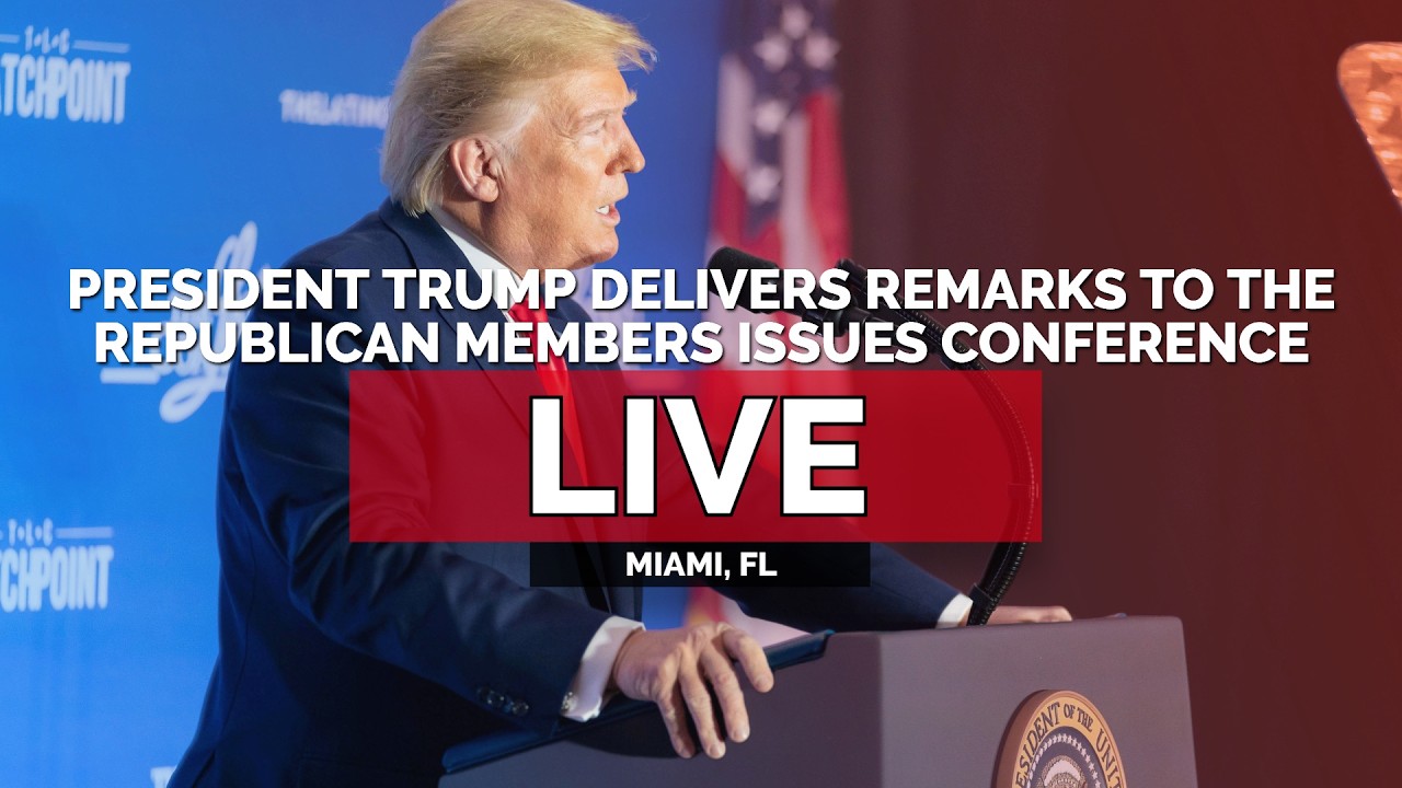 LIVE: President Trump Delivers Remarks to the Republican Members Issues Conference - 03/09/26