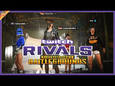 A Twitch Rivals Chicken Dinner ft. Quest, HollywoodBob, & VSNZ | chocoTaco PUBG Squads Gameplay