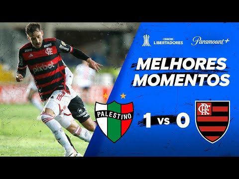 Gols e lances de Palestino x Flamengo